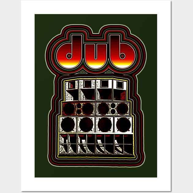 Dub SoundSystem Wall Art by AutotelicArt